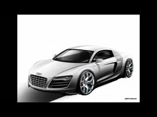 Car modeling in rhinoceros audi r8 part1 base (rus)