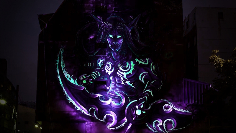 Street art – illidan