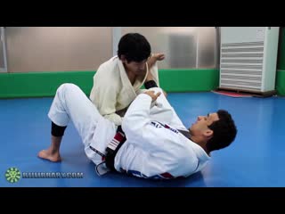 Spider guard scissor sweep to triangle with romulo barral