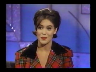 Alyssa milano on arsenio hall show | 1991