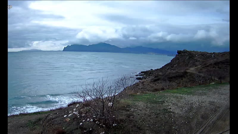 2020 02 23 кара даг онлайн (орджоникидзе крым) орджо орджоникидзе феодосия фео коктебель крым море онлайн online