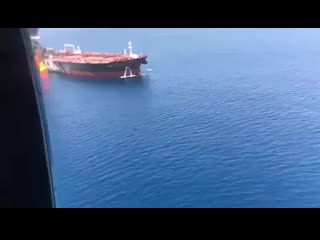 Two oil tankers struck in suspected attacks in gulf of oman follow for mor ( 272 x 480 ) mp4