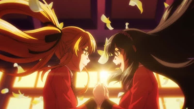 «kakegurui twin» (безумный азарт близнецы) трейлер