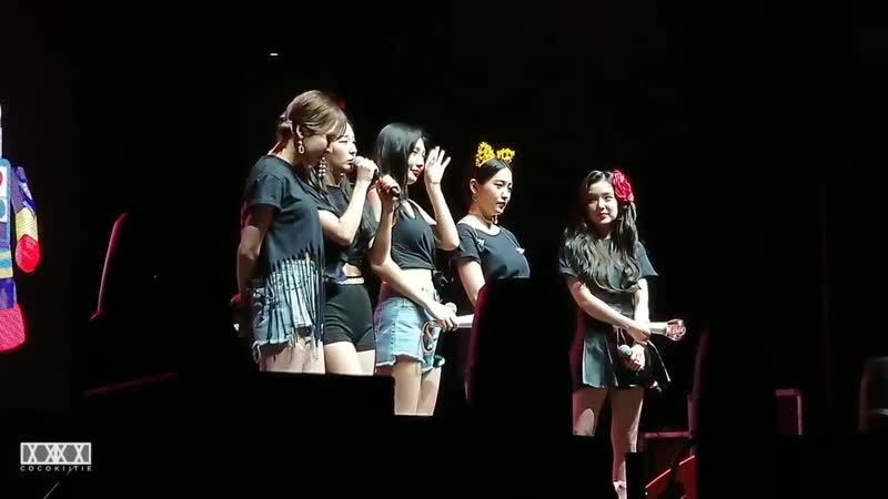 190219 redmare in toronto seulgi ending ment 12 she cried too 94 line has the best frien
