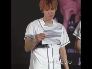 [fancam] 170318 exo baekhyun reading exo l's letter @ exo'rdium in malaysia