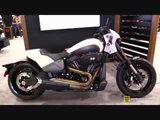 2019 harley davidson fxdr 114 walkaround debut at 2018 aimexpo las vegas