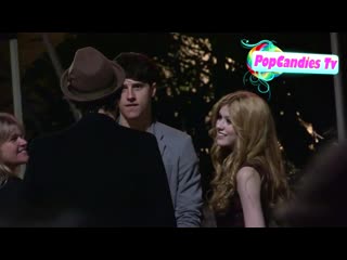 Katherine mcnamara shane harper depart 2013 hollywood christmas parade in holl