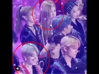 Jirose jimin rose blackpink blackbangtan bts