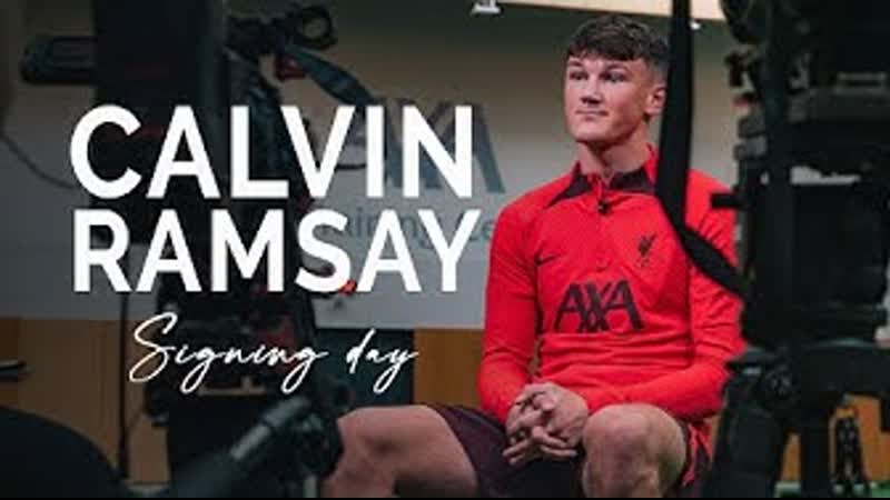 Calvin ramsay media day | behind the scenes at the axa training centre
