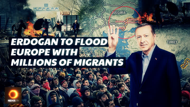 Erdogan to flood europe with millions of migrants