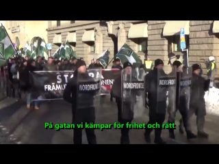 Nationalist video nordiska motståndsrörelsen till kamp nordiska motståndsrörelsen kampsång snatched from jew tube