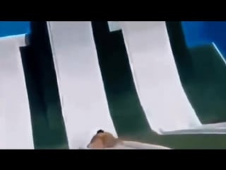 Big dude catches some serious hangtime off waterslide ramp