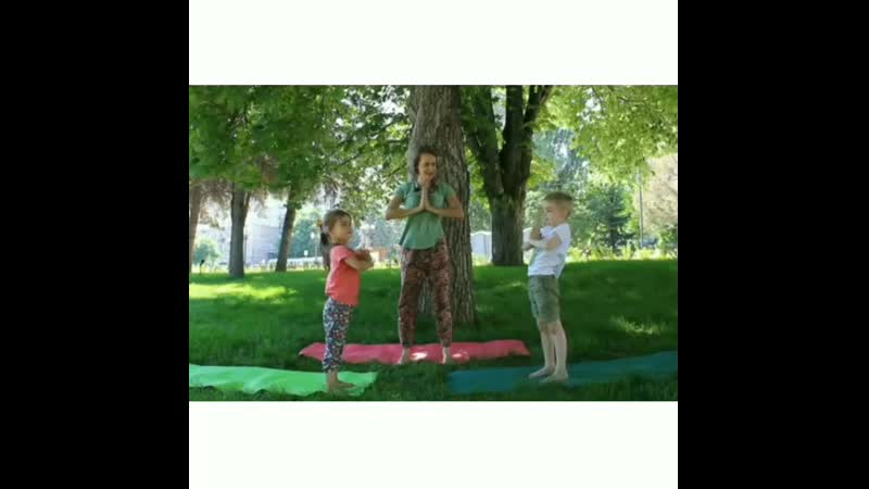 Открытое занятие по молодые йоге! mp4