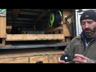 Мастерская на колёсах contractor truck drawers and shelving set up