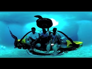 First submarine dive in moorea, french polynesia 360