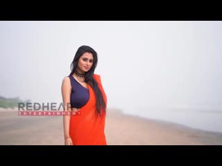 Saree somudro maria orange saree