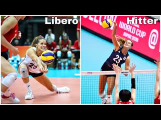 Libero and outside hitter kelsey robinson best volleyball actions (hd)