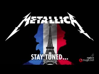 Metallica live in paris, france september 8, 2017