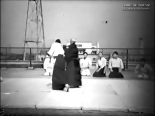 Morihei ueshiba rare aikido demonstration (1957)