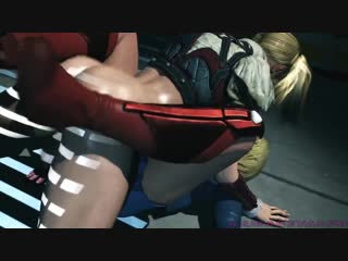 Harley quinn fucks supergirl [futa/shemale]