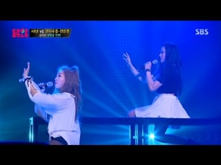 [kpopstar6] jeon minju & kriesha chu grazy in love @《kpop star 6》