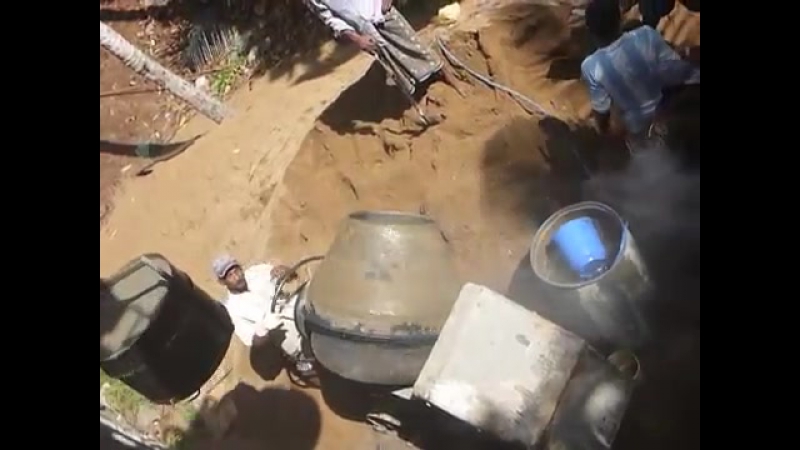 В шри ланке нету бетоно насоса, зато там есть командная работа