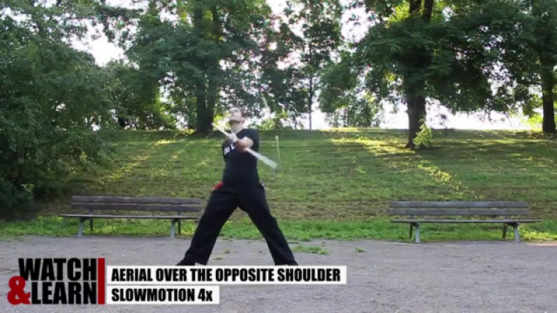 ► watchlearn #1 double nunchaku tutorial a a aerial combo