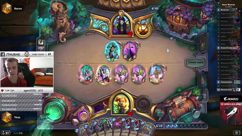 [thijs hearthstone] turn 4 = quest almost done! this deck is so crazy fun