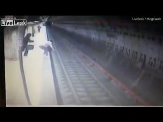Woman is pushed in front of train in bucharest