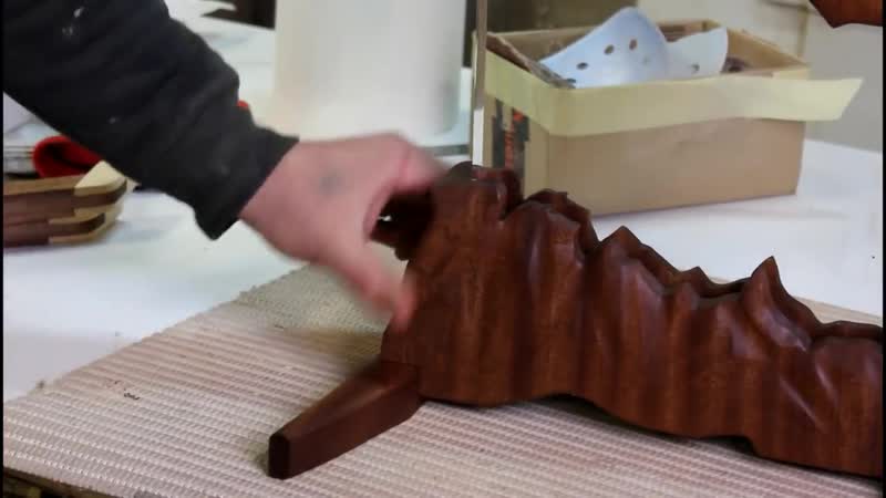 Making floating coffe table with epoxy tips