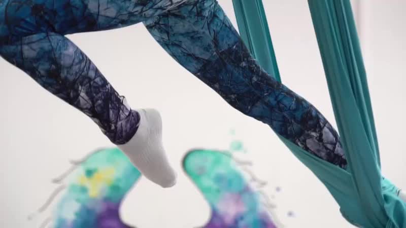 Воздушная гимнастика на полотнах