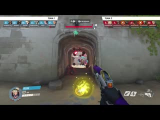 Mercy watches helplessly from the sideline while her team gets massacred