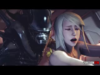 Samus vs xenomorph