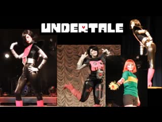 Undertale cosplay mettaton ex and chara (but mostly mettaton ex)