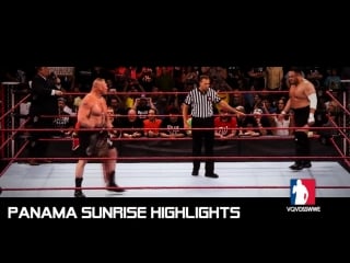 Brock lesnar vs samoa joe wwe great balls of fire 2017 highlights hd