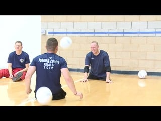 Wounded warrior shows his competitive side