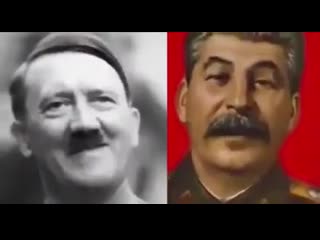 Hitler and stalin deepfake