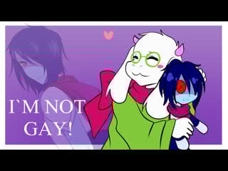 [kris x ralsei] i`m not gay | meme {deltarune}