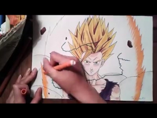 Part 2 justine❤❤❤❤❤ sangohan dragon ball z (désoler si on voit ma tête j'étais trop concentrer ahah)