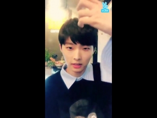 180427 heeseok mentioned vixx @ vlive