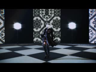 【mmd 年齢制限無し】 2b [a]ddiction 【足太ぺんたさんver 】