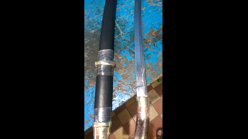 Шашка казачка два кровостока для силовой рубки