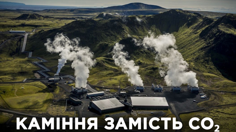 Каміння з вуглекислого газу