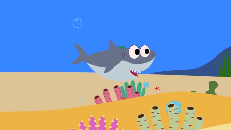 Развивающие и обучающие мультики акуленок (моя семья) теремок песенки для дете