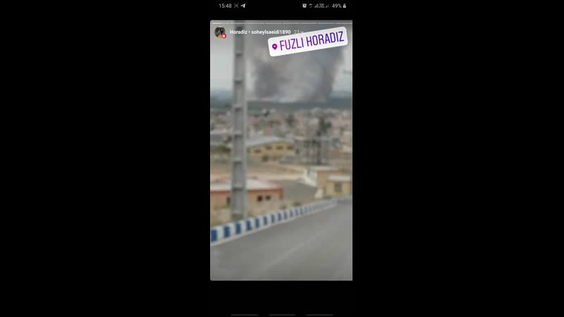 Город горадиз (азербайджан) полыхает