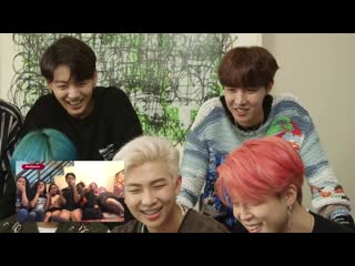 190417 bts react to fans watching "boy with luv" music video for the first time! @ iheartradio