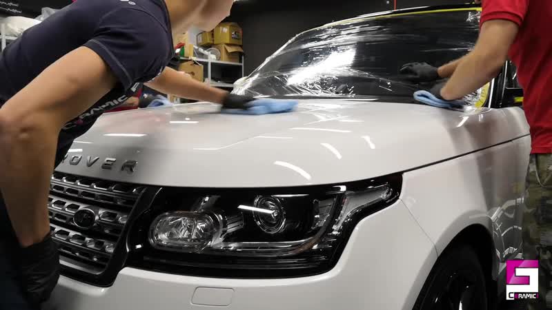 Защита керамикой кузова range rover