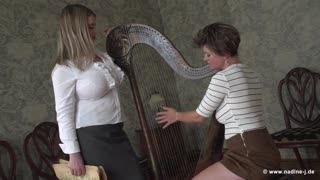 Mara Marie Lesbian Harp Lesson Com - Mara & marie harp lessons watch online