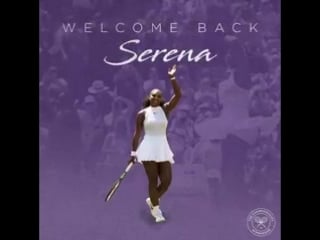 Its been a long time since we last saw @serenawilliams play at wimbledon 724 days, to be precise and its a delight to hav