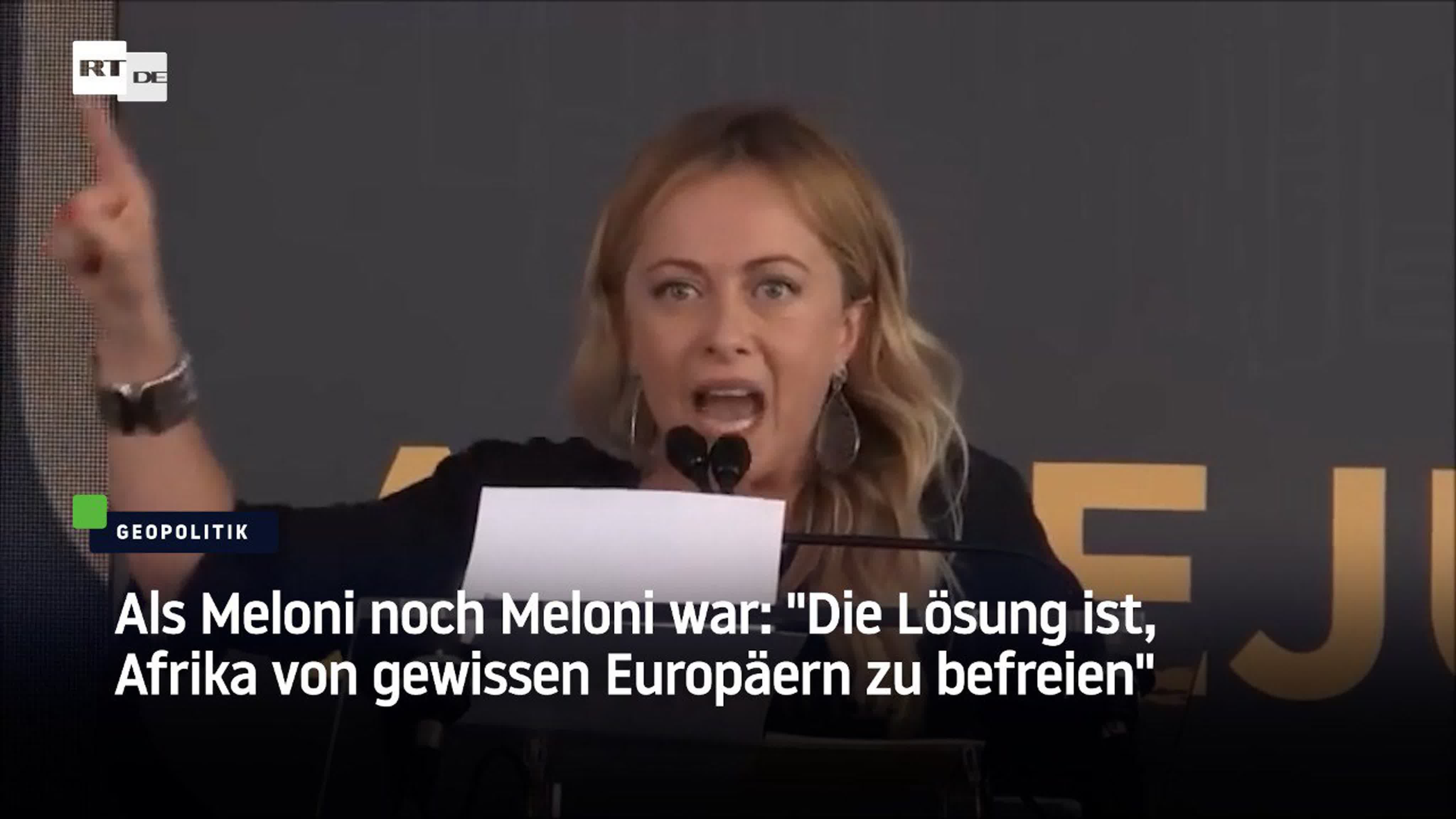 Als meloni noch meloni war 